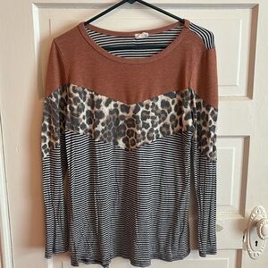 Multi-patterned Boutique shirt